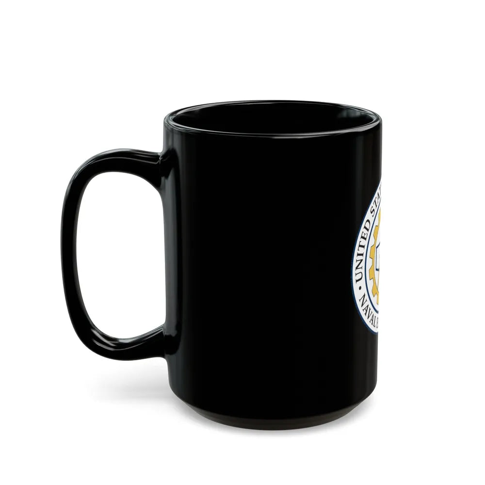 USCG Naval Engineering (U.S. Coast Guard) Black Coffee Mug-Go Mug Yourself