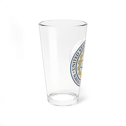 USCG Naval Engineering (U.S. Coast Guard) Pint Glass 16oz-Go Mug Yourself