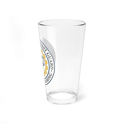 USCG Naval Engineering (U.S. Coast Guard) Pint Glass 16oz-Go Mug Yourself