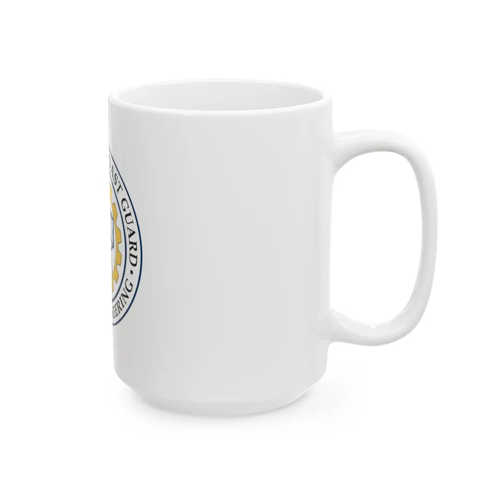 USCG Naval Engineering (U.S. Coast Guard) White Coffee Mug-Go Mug Yourself