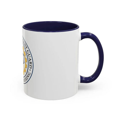 USCG Naval Engineering (U.S. Coast Guard) Accent Coffee Mug - Go Mug Yourself