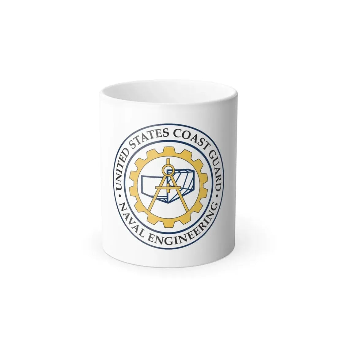 USCG Naval Engineering (U.S. Coast Guard) Color Changing Coffee Mug 11oz - Go Mug Yourself