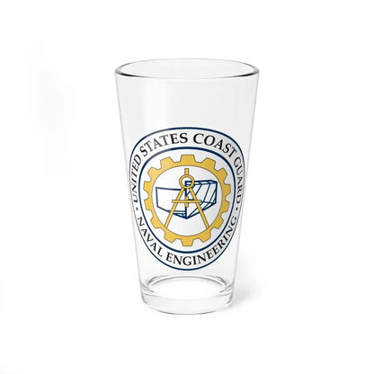 USCG Naval Engineering (U.S. Coast Guard) Pint Glass 16oz 16oz - Go Mug Yourself