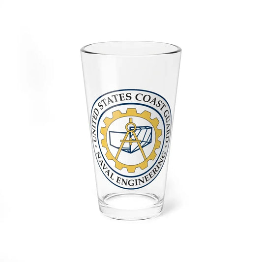 USCG Naval Engineering (U.S. Coast Guard) Pint Glass 16oz 16oz - Go Mug Yourself