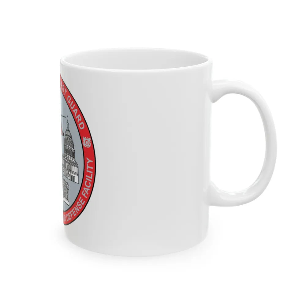 USCG NCR ADF Nat'l Capital Reg Air Def Fac 2009 (U.S. Coast Guard) White Coffee Mug-Go Mug Yourself