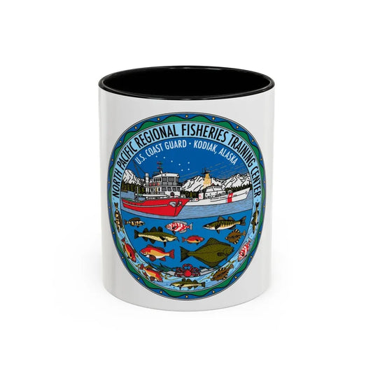 USCG NPRFTC Kodiak Alaska 2005 (U.S. Coast Guard) Accent Coffee Mug 11oz Black - Go Mug Yourself