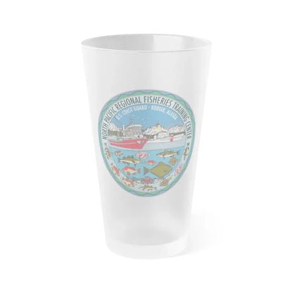 USCG NPRFTC Kodiak Alaska 2005 (U.S. Coast Guard) Frosted Pint Glass 16oz Default Title - Go Mug Yourself