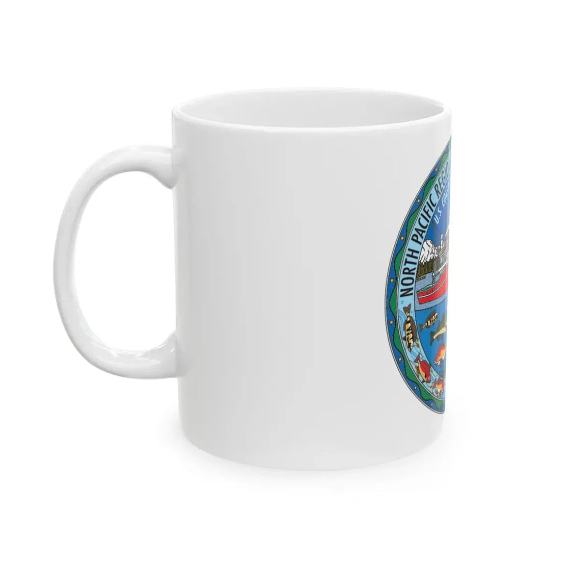 USCG NPRFTC Kodiak Alaska 2005 (U.S. Coast Guard) White Coffee Mug - Go Mug Yourself
