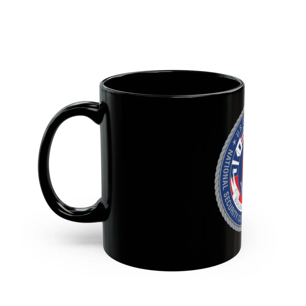 USCG NSCPRO (U.S. Coast Guard) Black Coffee Mug-Go Mug Yourself