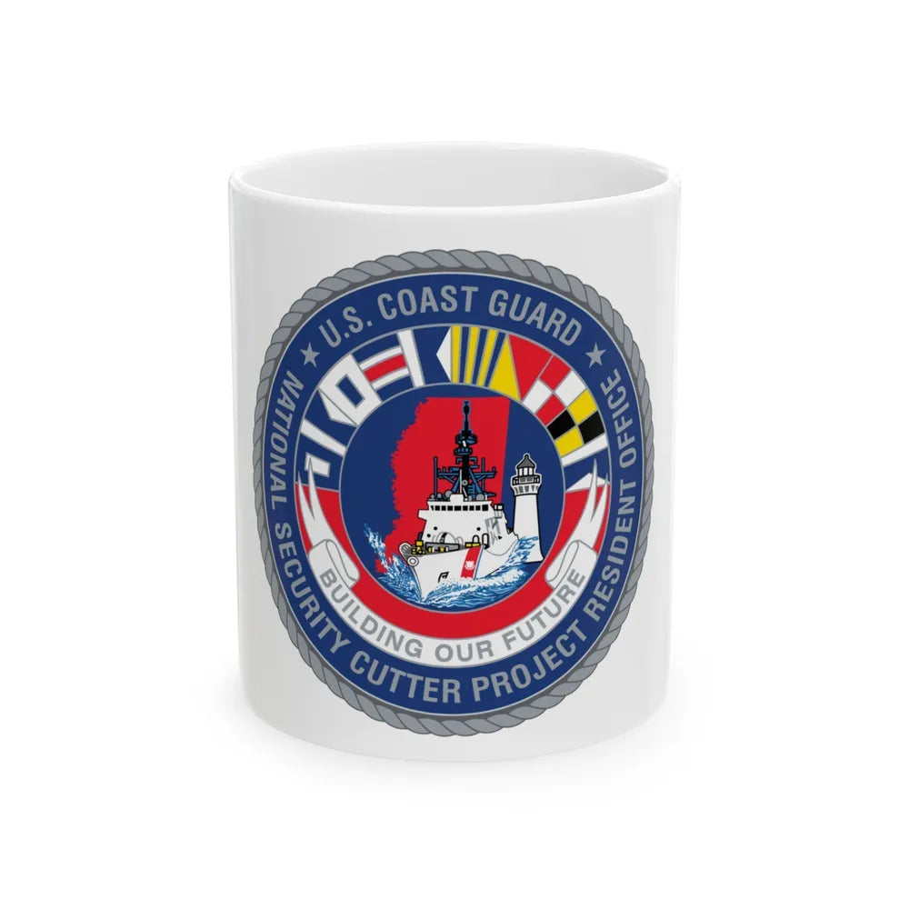 USCG NSCPRO (U.S. Coast Guard) White Coffee Mug-11oz-Go Mug Yourself