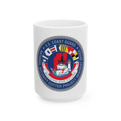 USCG NSCPRO (U.S. Coast Guard) White Coffee Mug-15oz-Go Mug Yourself