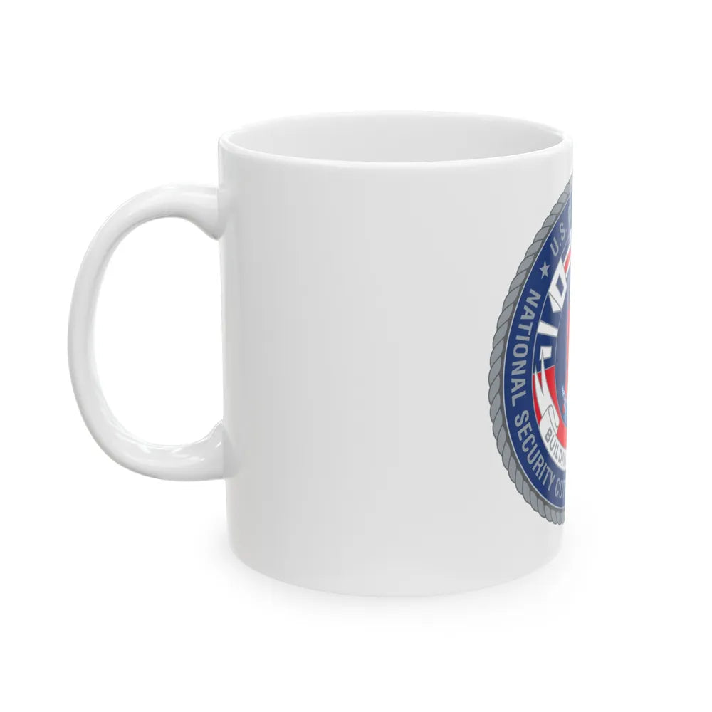 USCG NSCPRO (U.S. Coast Guard) White Coffee Mug-Go Mug Yourself