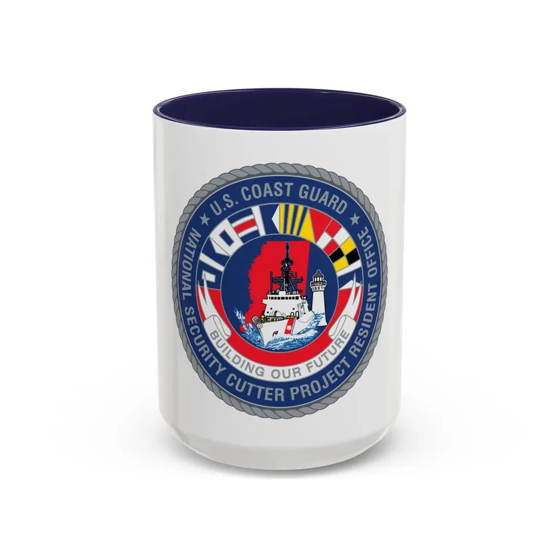 USCG NSCPRO (U.S. Coast Guard) Accent Coffee Mug 15oz Navy - Go Mug Yourself