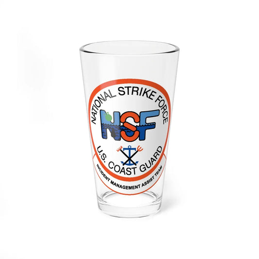 USCG NSF Incident Management Assist Team (U.S. Coast Guard) Pint Glass 16oz-16oz-Go Mug Yourself