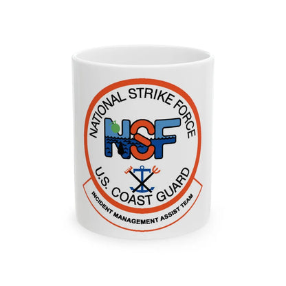 USCG NSF Incident Management Assist Team (U.S. Coast Guard) White Coffee Mug-11oz-Go Mug Yourself