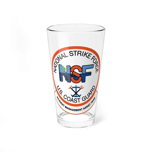 USCG NSF Incident Management Assist Team (U.S. Coast Guard) Pint Glass 16oz 16oz - Go Mug Yourself