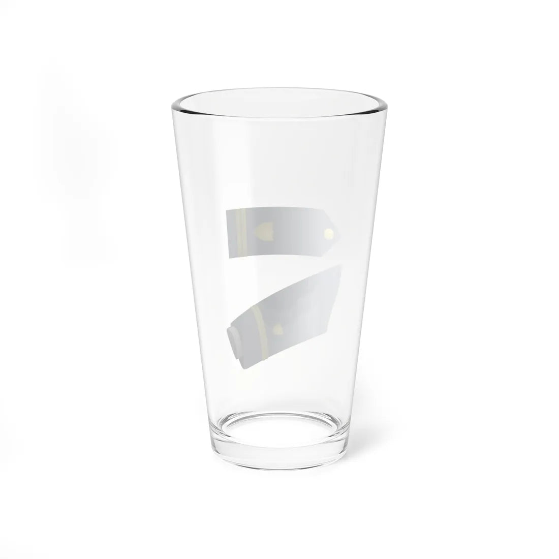 USCG O 1 3LT insignia (United States) (Military Rank) Pint Glass 16oz - Go Mug Yourself