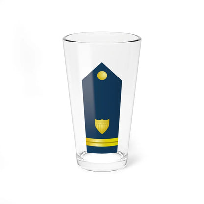 USCG O 1 vertical shoulderboard (United States) (Military Rank) Pint Glass 16oz 16oz - Go Mug Yourself