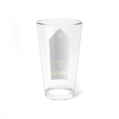 USCG O 1 vertical shoulderboard (United States) (Military Rank) Pint Glass 16oz - Go Mug Yourself