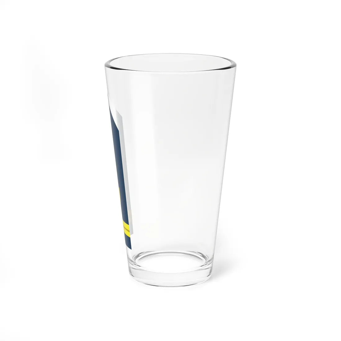 USCG O 1 vertical shoulderboard (United States) (Military Rank) Pint Glass 16oz - Go Mug Yourself