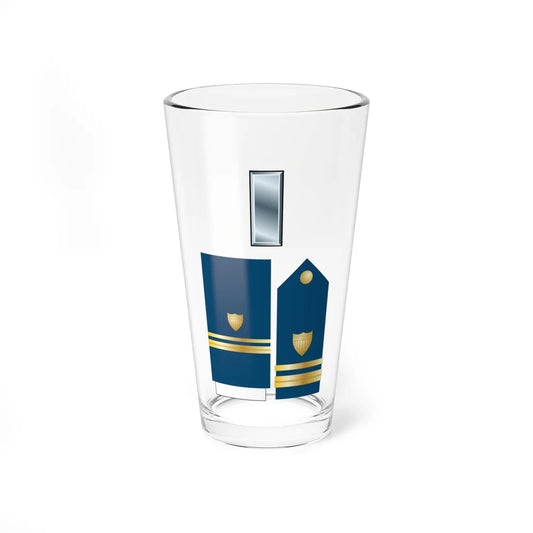 USCG O 2 insignia (United States) (Military Rank) Pint Glass 16oz 16oz - Go Mug Yourself