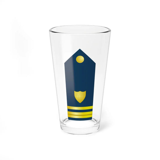 USCG O 2 vertical shoulderboard (United States) (Military Rank) Pint Glass 16oz 16oz - Go Mug Yourself