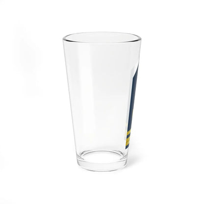 USCG O 2 vertical shoulderboard (United States) (Military Rank) Pint Glass 16oz - Go Mug Yourself