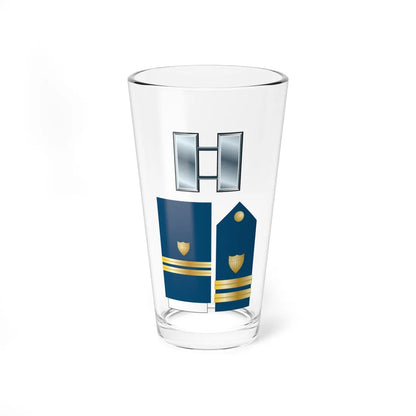 USCG O 3 insignia (United States) (Military Rank) Pint Glass 16oz 16oz - Go Mug Yourself
