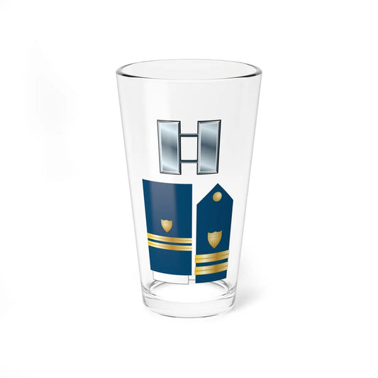 USCG O 3 insignia (United States) (Military Rank) Pint Glass 16oz 16oz - Go Mug Yourself
