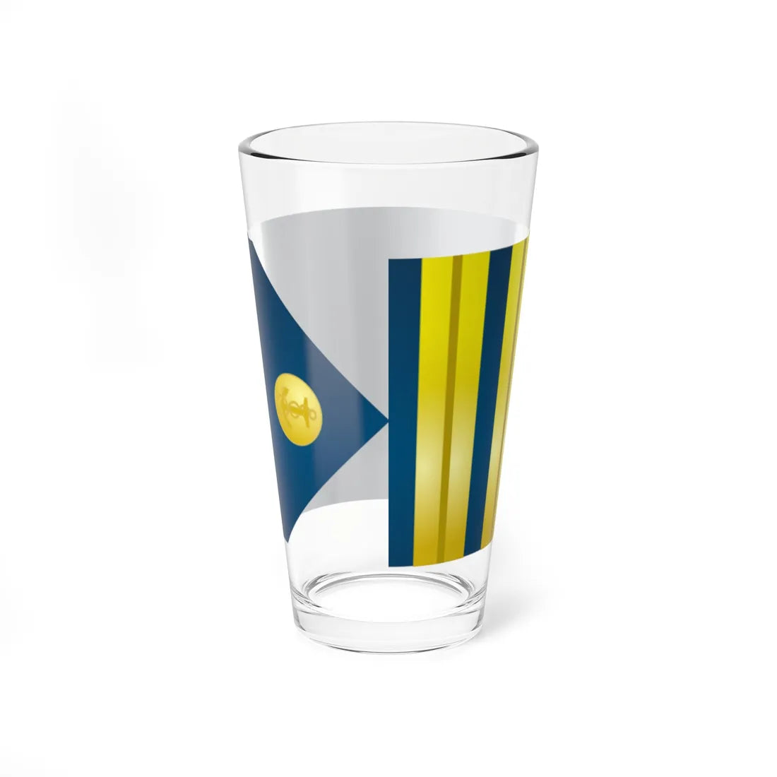 USCG O 3 shoulderboard (United States) (Military Rank) Pint Glass 16oz - Go Mug Yourself