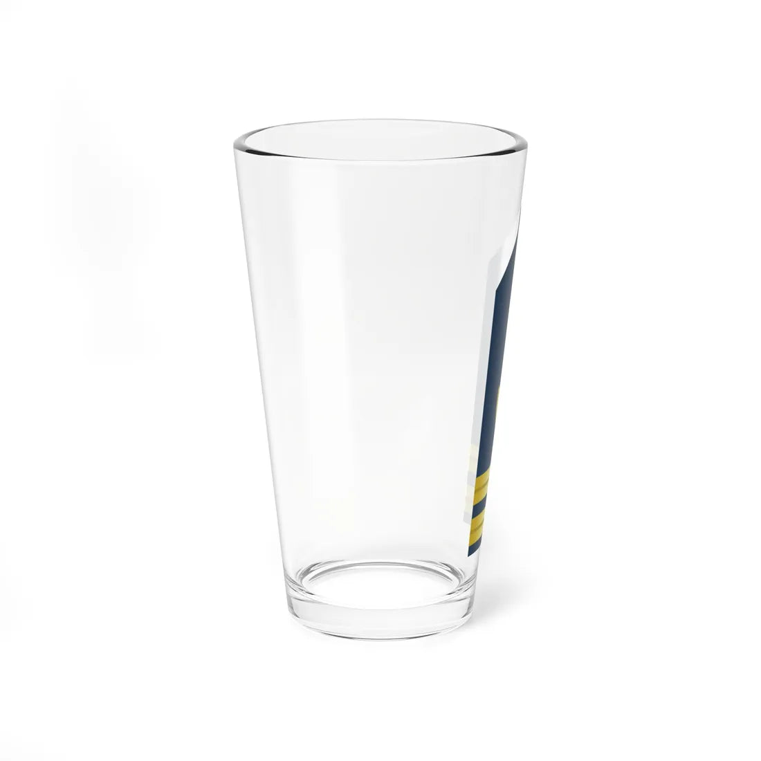 USCG O 3 vertical shoulderboard (United States) (Military Rank) Pint Glass 16oz - Go Mug Yourself
