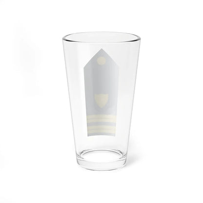 USCG O 3 vertical shoulderboard (United States) (Military Rank) Pint Glass 16oz - Go Mug Yourself