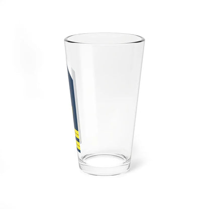 USCG O 3 vertical shoulderboard (United States) (Military Rank) Pint Glass 16oz - Go Mug Yourself