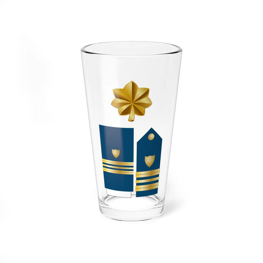 USCG O 4 insignia (United States) (Military Rank) Pint Glass 16oz 16oz - Go Mug Yourself