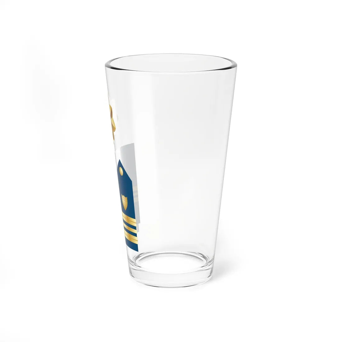 USCG O 4 insignia (United States) (Military Rank) Pint Glass 16oz - Go Mug Yourself