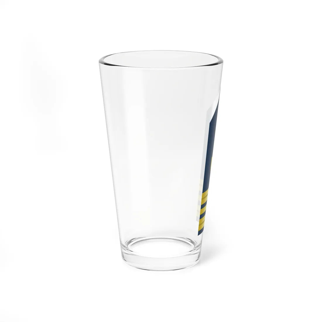 USCG O 4 vertical shoulderboard (United States) (Military Rank) Pint Glass 16oz - Go Mug Yourself
