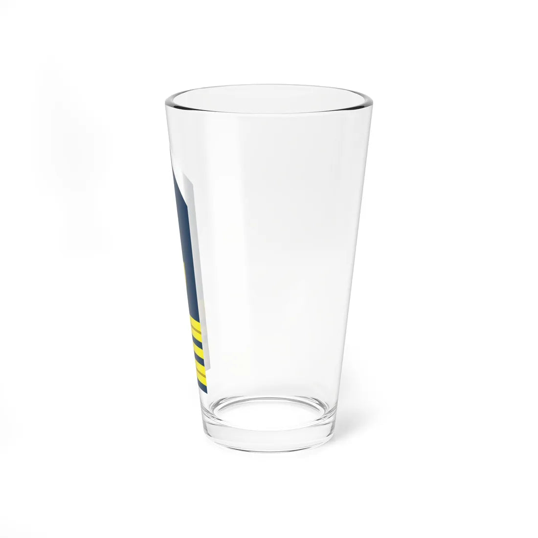 USCG O 4 vertical shoulderboard (United States) (Military Rank) Pint Glass 16oz - Go Mug Yourself