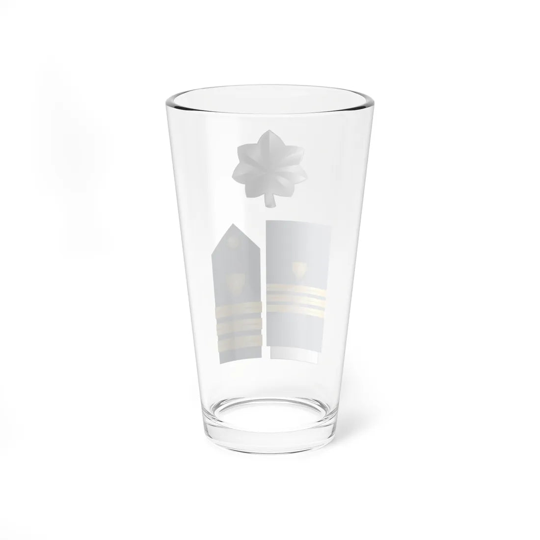 USCG O 5 insignia (United States) (Military Rank) Pint Glass 16oz - Go Mug Yourself