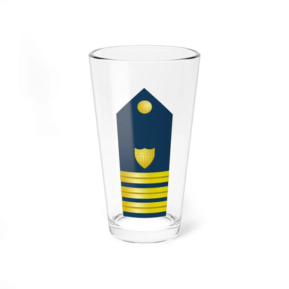 USCG O 5 vertical shoulderboard (United States) (Military Rank) Pint Glass 16oz 16oz - Go Mug Yourself