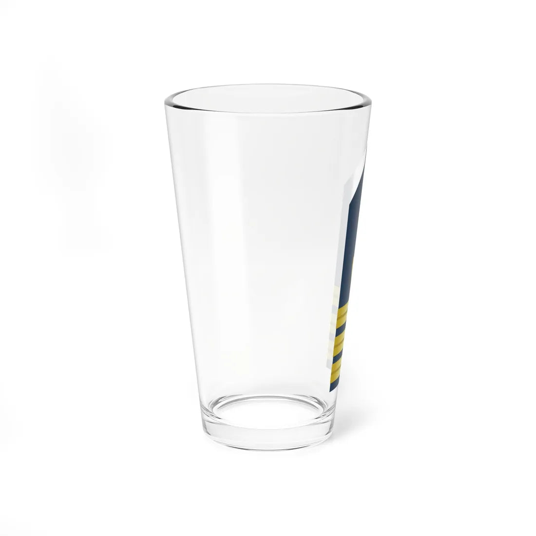 USCG O 5 vertical shoulderboard (United States) (Military Rank) Pint Glass 16oz - Go Mug Yourself