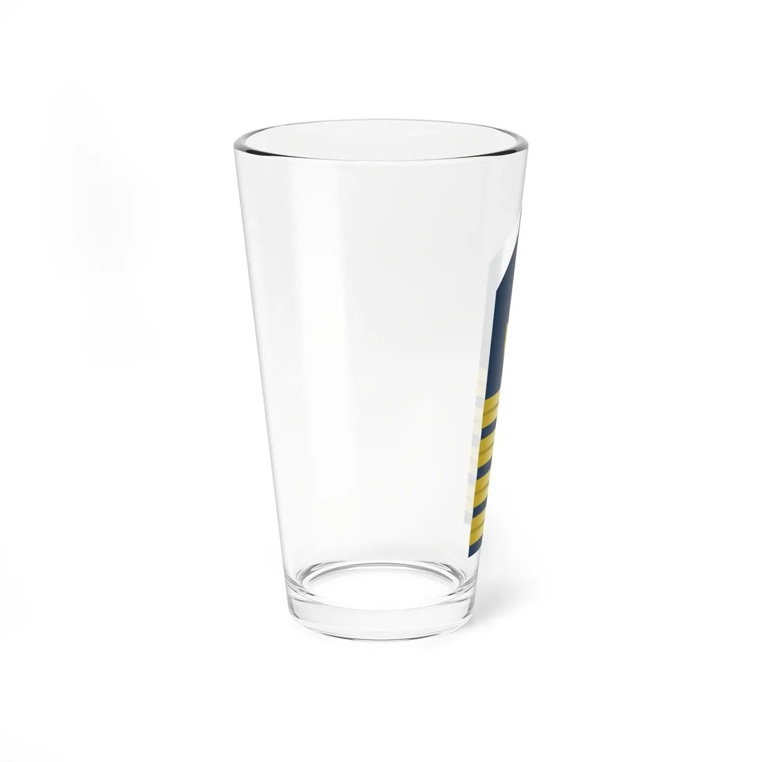 USCG O 6 vertical shoulderboard (United States) (Military Rank) Pint Glass 16oz - Go Mug Yourself