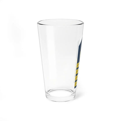 USCG O 6 vertical shoulderboard (United States) (Military Rank) Pint Glass 16oz - Go Mug Yourself