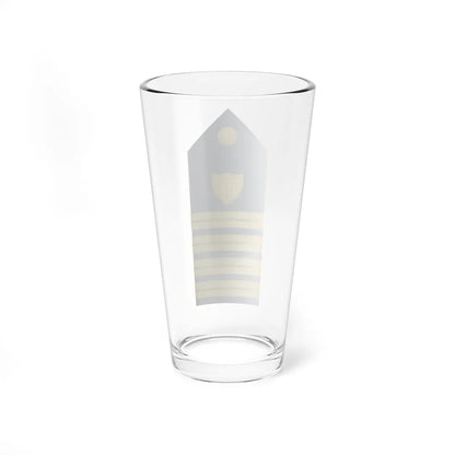 USCG O 6 vertical shoulderboard (United States) (Military Rank) Pint Glass 16oz - Go Mug Yourself