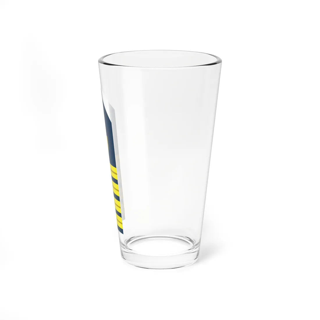 USCG O 6 vertical shoulderboard (United States) (Military Rank) Pint Glass 16oz - Go Mug Yourself
