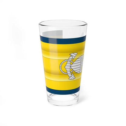 USCG O 7 shoulderboard (United States) (Military Rank) Pint Glass 16oz 16oz - Go Mug Yourself