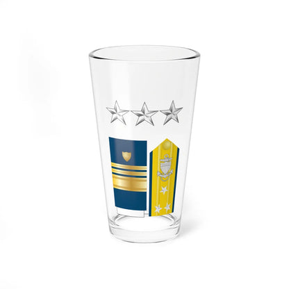 USCG O 9 insignia (United States) (Military Rank) Pint Glass 16oz 16oz - Go Mug Yourself