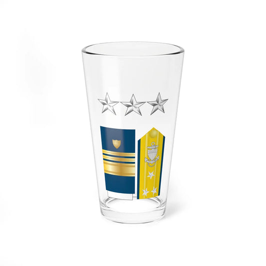 USCG O 9 insignia (United States) (Military Rank) Pint Glass 16oz 16oz - Go Mug Yourself