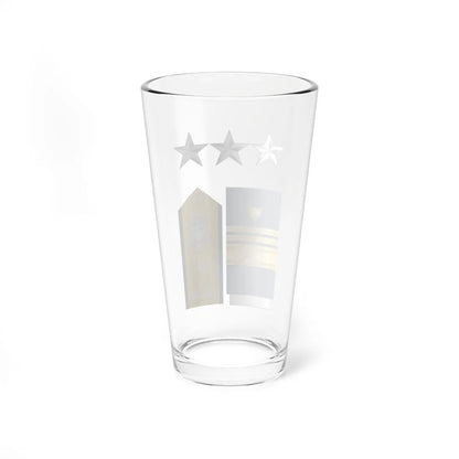 USCG O 9 insignia (United States) (Military Rank) Pint Glass 16oz - Go Mug Yourself