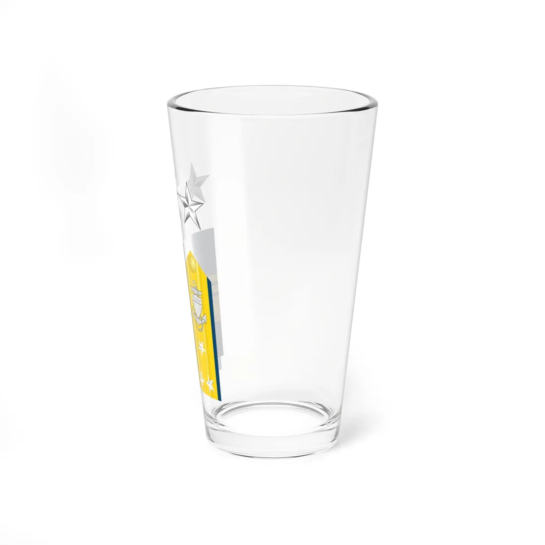 USCG O 9 insignia (United States) (Military Rank) Pint Glass 16oz - Go Mug Yourself