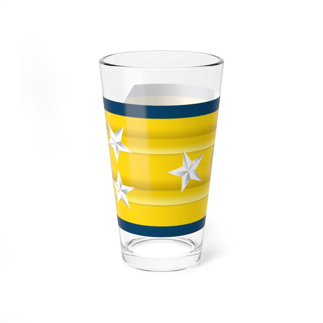 USCG O 9 shoulderboard (United States) (Military Rank) Pint Glass 16oz - Go Mug Yourself